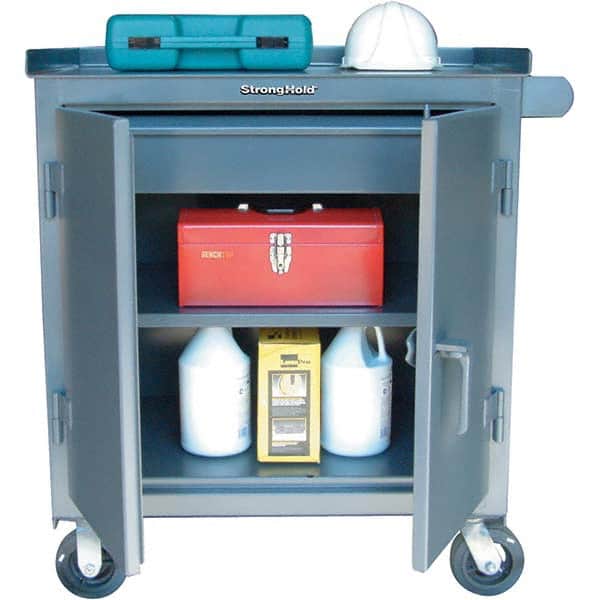 Strong Hold - Tool Storage Carts Type: Tool Cart Number of Drawers: 1 - Apex Tool & Supply