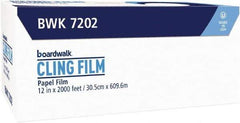 Boardwalk - PVC Food Wrap Film, 12" x 2,000' Roll - Use with Food Protection - Apex Tool & Supply