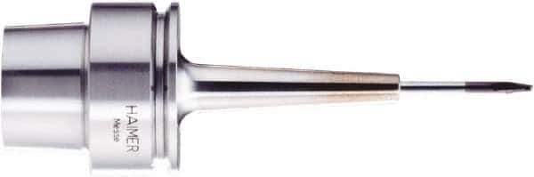 HAIMER - 6mm Hole Diam, HSK50E Taper Shank Shrink Fit Tool Holder & Adapter - 100mm Projection, 12mm Nose Diam, 25,000 RPM - Exact Industrial Supply