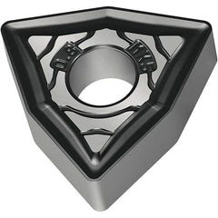 Walter - WNMG333 MK5 Grade WKK20S Carbide Turning Insert - TiCN/Al2O3/TiCN Finish, 80° Trigon, 3/8" Inscr Circle, 3/16" Thick, 3/64" Corner Radius - Apex Tool & Supply