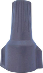 Ideal - 2, 14 to 2, 8 + 1, 10 AWG, 600 Volt, Weatherproof, Wing Twist on Wire Connector - Blue & Gray, 221°F - Apex Tool & Supply