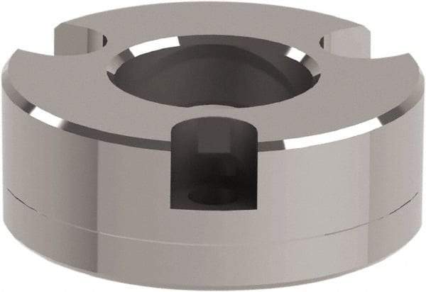 Jergens - Ball Lock System Compatible, Bolt-In Recessed Modular Fixturing Receiver Bushing - 50mm ID x 3.622" OD, 3.622" Overall Height - Apex Tool & Supply