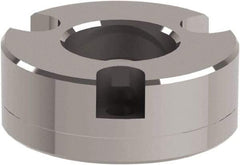 Jergens - Ball Lock System Compatible, Bolt-In Recessed Modular Fixturing Receiver Bushing - 50mm ID x 3-1/2" OD, 3-1/2" Overall Height - Apex Tool & Supply