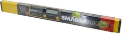 Smart Tool - 24" Long 2 Vial Box Beam Level - Aluminum, Silver, 1 Level & 1 Plumb Vials - Apex Tool & Supply