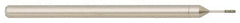Made in USA - 3/4" Head Diam x 0.394" Head Thickness Diamond (Abrasive) Grinding Pin - 1/4" Shank Diam Fine Grade, 120 Grit - Apex Tool & Supply