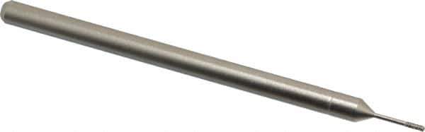 Made in USA - CBN Grinding Pin - 1/8" Shank Diam Very Fine Grade, 220 Grit - Apex Tool & Supply
