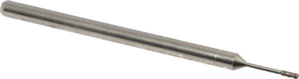 Made in USA - CBN Grinding Pin - 1/8" Shank Diam Very Fine Grade, 220 Grit - Apex Tool & Supply