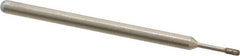Made in USA - 1/8" Head Thickness CBN Grinding Pin - 1/8" Shank Diam Fine Grade, 120 Grit - Apex Tool & Supply