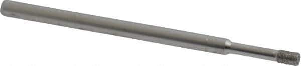 Made in USA - 0.157" Head Thickness Diamond (Abrasive) Grinding Pin - 1/8" Shank Diam Fine Grade, 120 Grit - Apex Tool & Supply