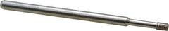 Made in USA - 0.157" Head Thickness CBN Grinding Pin - 1/8" Shank Diam Fine Grade, 120 Grit - Apex Tool & Supply