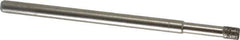 Made in USA - 1/8" Head Diam x 0.157" Head Thickness CBN Grinding Pin - 1/8" Shank Diam Fine Grade, 120 Grit - Apex Tool & Supply