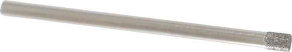Made in USA - 0.14" Head Diam x 0.197" Head Thickness CBN Grinding Pin - 1/8" Shank Diam Fine Grade, 120 Grit - Apex Tool & Supply