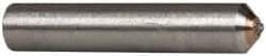 Made in USA - 1/3 Carat Single Point Diamond Dresser - 2" Long x 3/8" Shank Diam - Apex Tool & Supply