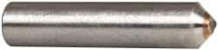 Made in USA - 1/3 Carat Single Point Diamond Dresser - 2" Long x 7/16" Shank Diam - Apex Tool & Supply