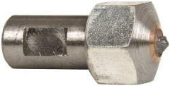 Made in USA - 1/2 Carat Single Point Diamond Dresser - 3/4" Long x 7/16" Shank Diam - Apex Tool & Supply