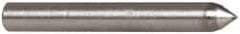 Made in USA - 1" Long x 1/8" Shank Diam Single Point Diamond Dresser - 75° Included Angle - Apex Tool & Supply