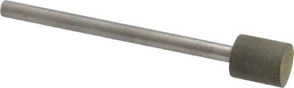 Made in USA - 5/16" Head Diam x 5/16" Head Thickness Diamond (Abrasive) Grinding Pin - 1/8" Shank Diam x 1.5625" Shank Length, Very Fine Grade, 150 Grit - Apex Tool & Supply