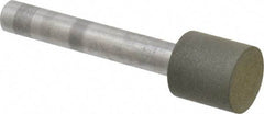 Made in USA - 1/2" Head Diam x 1/2" Head Thickness Diamond (Abrasive) Grinding Pin - 1/4" Shank Diam x 1-1/2" Shank Length, Very Fine Grade, 150 Grit - Apex Tool & Supply