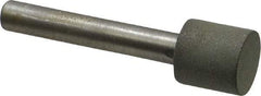 Made in USA - 1/2" Head Diam x 1/2" Head Thickness CBN Grinding Pin - 1/4" Shank Diam x 1-1/2" Shank Length, Very Fine Grade, 150 Grit - Apex Tool & Supply
