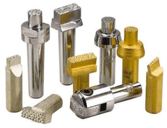 Norton - 3/4 Carat Single Point Diamond Dresser - 2" Long x 7/16" Shank Diam, Contains 1 Stone - Apex Tool & Supply