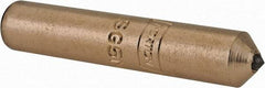 Norton - 1/2 Carat Single Point Diamond Dresser - 2" Long x 3/8" Shank Diam, Contains 3 Stones - Apex Tool & Supply