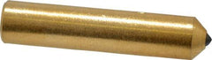 Norton - 1/2 Carat Single Point Diamond Dresser - 2" Long x 7/16" Shank Diam, Contains 3 Stones - Apex Tool & Supply