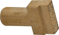 Norton - 7/16" Shank Multi-Point Diamond Dresser - 1/4" Diam x 3/4" Long x 5/16" Thick Diamond - Apex Tool & Supply