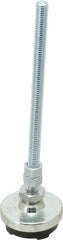 Gibraltar - 3/8-16 Bolt Thread, Studded Pivotal Stud Mount Leveling Pad & Mount - 1,500 Max Lb Capacity, 2" Base Diam - Apex Tool & Supply