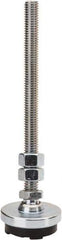 Gibraltar - 1/2-13 Bolt Thread, Studded Pivotal Stud Mount Leveling Pad & Mount - 3,000 Max Lb Capacity, 2" Base Diam - Apex Tool & Supply