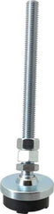 Gibraltar - 1/2-13 Bolt Thread, Studded Pivotal Stud Mount Leveling Pad & Mount - 3,500 Max Lb Capacity, 2" Base Diam - Apex Tool & Supply