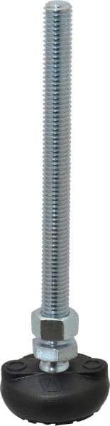 Gibraltar - 1/2-13 Bolt Thread, Studded Pivotal Stud Mount Leveling Pad & Mount - 4,000 Max Lb Capacity, 2" Base Diam - Apex Tool & Supply