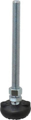 Gibraltar - 1/2-13 Bolt Thread, Studded Pivotal Stud Mount Leveling Pad & Mount - 4,000 Max Lb Capacity, 2" Base Diam - Apex Tool & Supply