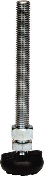 Gibraltar - 5/8-11 Bolt Thread, Studded Pivotal Stud Mount Leveling Pad & Mount - 4,000 Max Lb Capacity, 2" Base Diam - Apex Tool & Supply