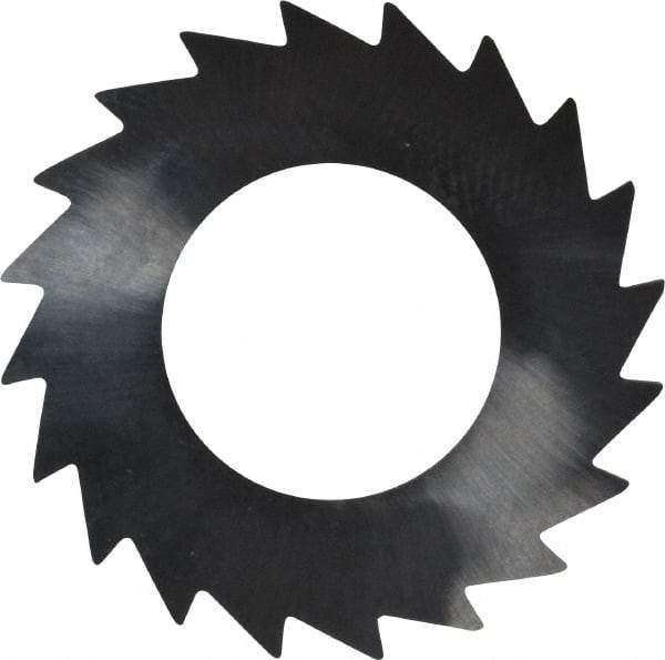 Made in USA - 1" Diam x 0.0313" Blade Thickness x 1/2" Arbor Hole Diam, 20 Tooth Slitting and Slotting Saw - Arbor Connection, Solid Carbide, Concave Ground - Apex Tool & Supply