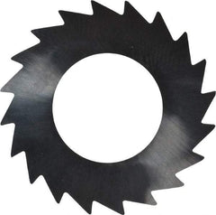 Made in USA - 1" Diam x 0.0313" Blade Thickness x 1/2" Arbor Hole Diam, 20 Tooth Slitting and Slotting Saw - Arbor Connection, Solid Carbide, Concave Ground - Apex Tool & Supply