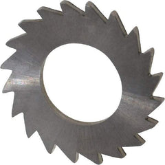 Made in USA - 1" Diam x 1/16" Blade Thickness x 1/2" Arbor Hole Diam, 20 Tooth Slitting and Slotting Saw - Arbor Connection, Solid Carbide, Concave Ground - Apex Tool & Supply