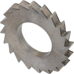 Made in USA - 1" Diam x 1/8" Blade Thickness x 1/2" Arbor Hole Diam, 20 Tooth Slitting and Slotting Saw - Arbor Connection, Solid Carbide, Concave Ground - Apex Tool & Supply