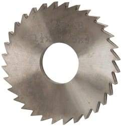 Made in USA - 1-1/2" Diam x 1/8" Blade Thickness x 1/2" Arbor Hole Diam, 32 Tooth Slitting and Slotting Saw - Arbor Connection, Solid Carbide, Concave Ground - Apex Tool & Supply