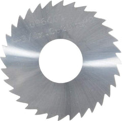 Made in USA - 1-3/4" Diam x 1/16" Blade Thickness x 5/8" Arbor Hole Diam, 32 Tooth Slitting and Slotting Saw - Arbor Connection, Solid Carbide, Concave Ground - Apex Tool & Supply