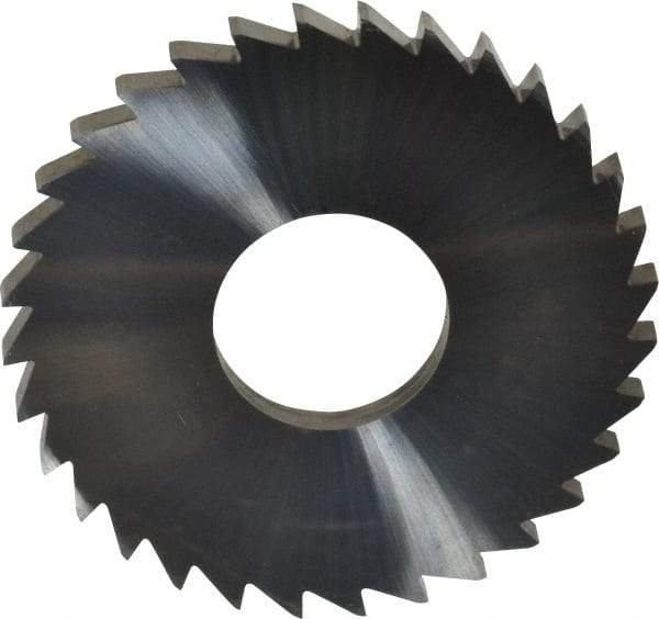 Made in USA - 1-3/4" Diam x 1/8" Blade Thickness x 5/8" Arbor Hole Diam, 32 Tooth Slitting and Slotting Saw - Arbor Connection, Solid Carbide, Concave Ground - Apex Tool & Supply