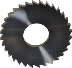 Made in USA - 1-3/4" Diam x 1/8" Blade Thickness x 5/8" Arbor Hole Diam, 32 Tooth Slitting and Slotting Saw - Arbor Connection, Solid Carbide, Concave Ground - Apex Tool & Supply