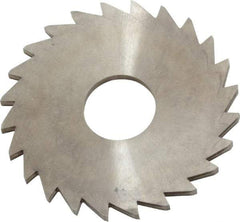 Made in USA - 1-1/4" Diam x 1/16" Blade Thickness x 3/8" Arbor Hole Diam, 24 Tooth Slitting and Slotting Saw - Arbor Connection, Right Hand, Uncoated, Solid Carbide, Concave Ground - Apex Tool & Supply