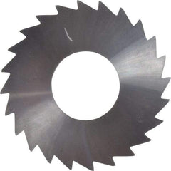 Made in USA - 1-1/4" Diam x 1/16" Blade Thickness x 1/2" Arbor Hole Diam, 24 Tooth Slitting and Slotting Saw - Arbor Connection, Right Hand, Uncoated, Solid Carbide, Concave Ground - Apex Tool & Supply