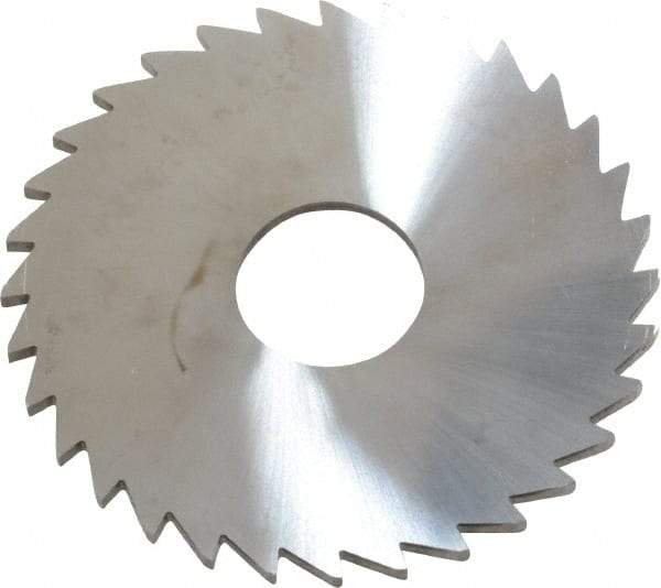 Made in USA - 1-3/4" Diam x 1/16" Blade Thickness x 1/2" Arbor Hole Diam, 32 Tooth Slitting and Slotting Saw - Arbor Connection, Solid Carbide, Concave Ground - Apex Tool & Supply