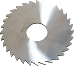 Made in USA - 1-3/4" Diam x 1/16" Blade Thickness x 1/2" Arbor Hole Diam, 32 Tooth Slitting and Slotting Saw - Arbor Connection, Solid Carbide, Concave Ground - Apex Tool & Supply