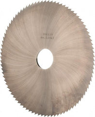 Made in USA - 6" Diam x 1/8" Blade Thickness x 1" Arbor Hole Diam, 120 Tooth Slitting and Slotting Saw - Arbor Connection, Solid Carbide, Concave Ground - Apex Tool & Supply
