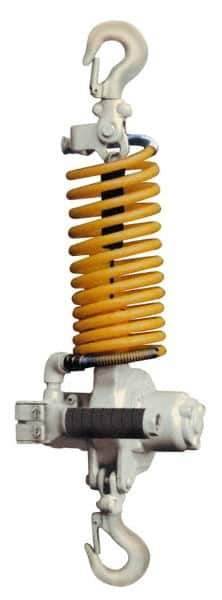 Coffing - 300 Lb Load Limit, 6-1/2' Max Height Air Chain Hoist - 36 FPM Lift Speed, - Apex Tool & Supply