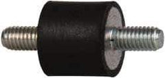 Tech Products - 18 Lb Capacity, 10-32 Stud/Stud Vibration Isolator - 9/16" Diam, 1/2" High - Apex Tool & Supply