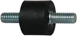 Tech Products - 44 Lb Capacity, 5/16-18 Stud/Stud Vibration Isolator - 1" Diam, 3/4" High - Apex Tool & Supply