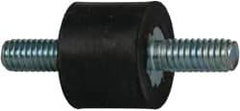 Tech Products - 58 Lb Capacity, 5/16-18 Stud/Stud Vibration Isolator - 1" Diam, 3/4" High - Apex Tool & Supply